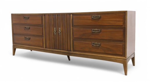 Lane Walnut Long Dresser