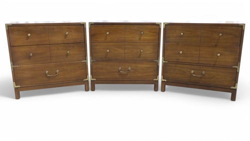 Drexel 3 Drawer Barbados Chests - 3
