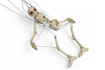 Antique Pelham Skeleton Marionette