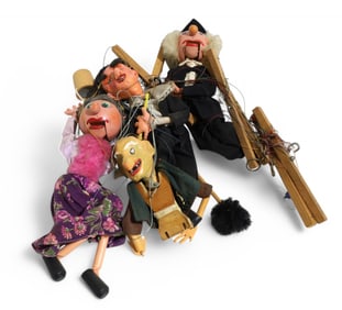 Vintage Marionettes - Lot of 4