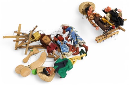 Vintage Marionettes - Lot of 7