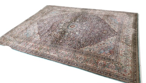Room Size Oriental Silk Weave Rug