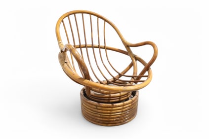 Paul Frankl Style Swivel Chair