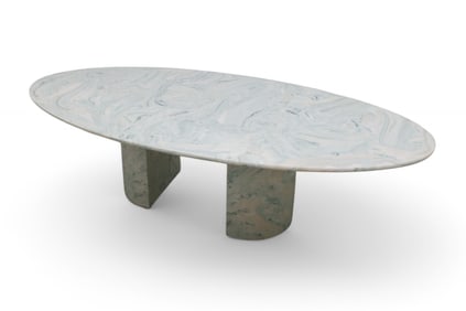 Post Modern Cultured Marble Coffee Table