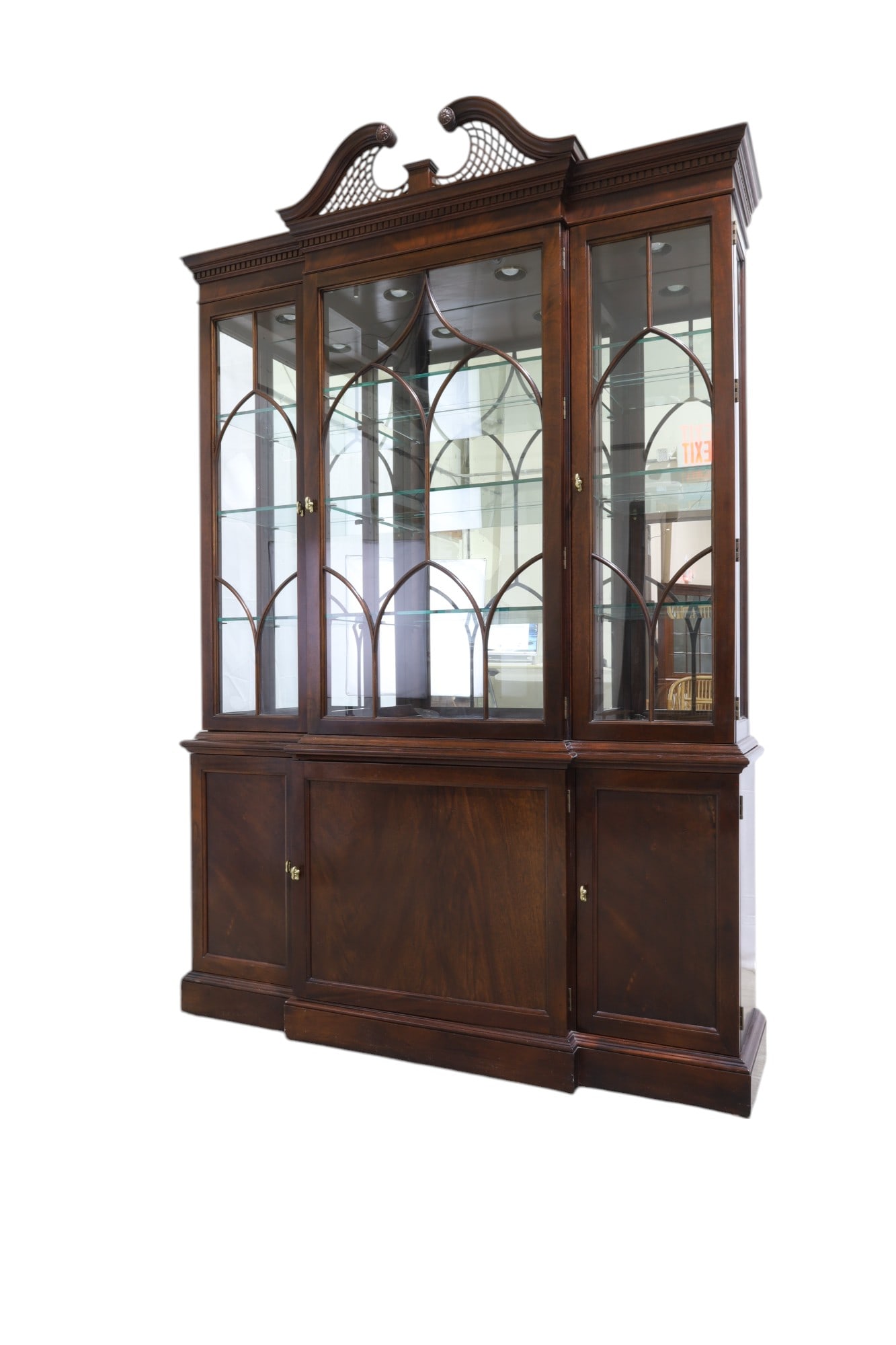Stickley Mahogany Breakfront (1 of 11)