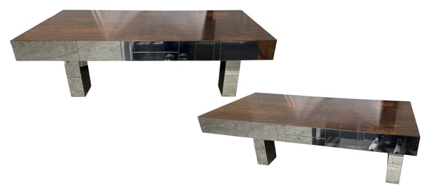 Paul Evans Cityscape Console Tables - Pair