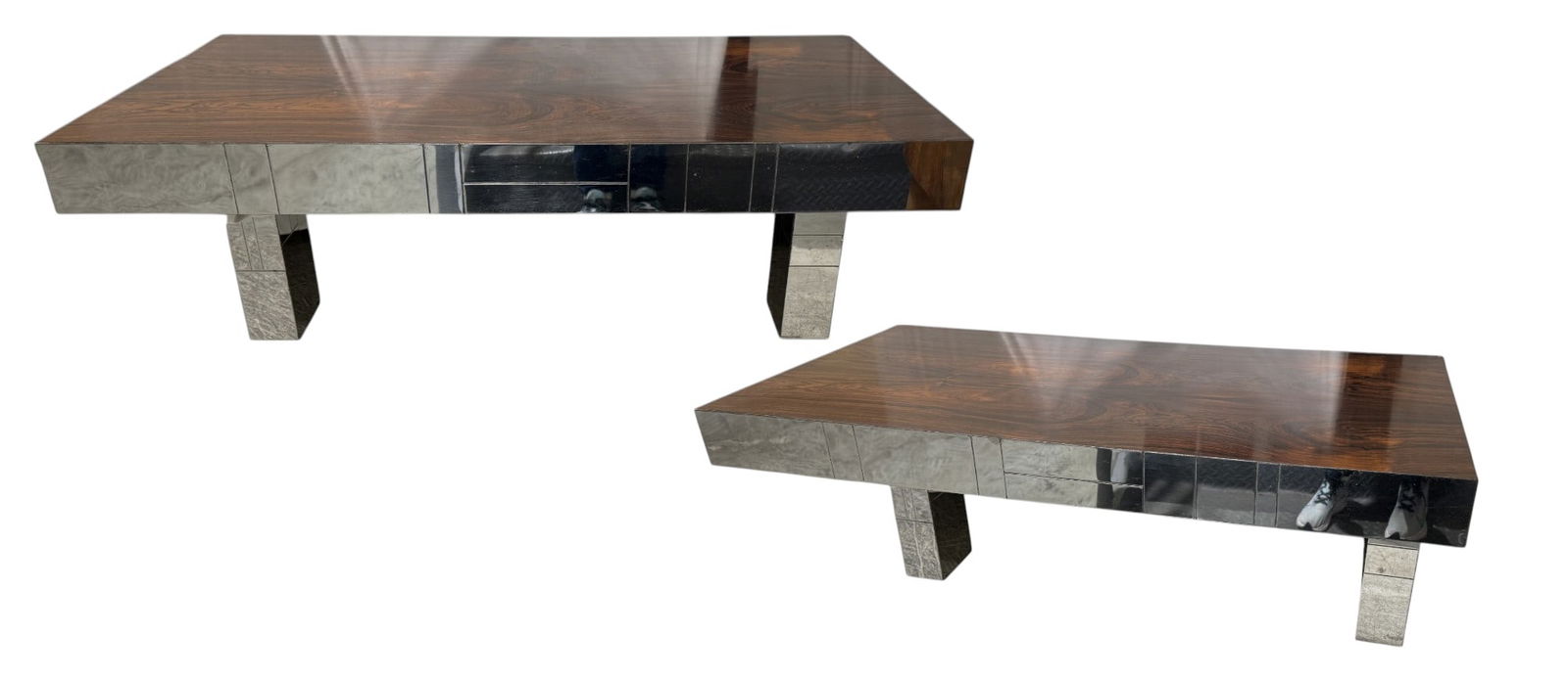 Paul Evans Cityscape Console Tables - Pair (1 of 20)