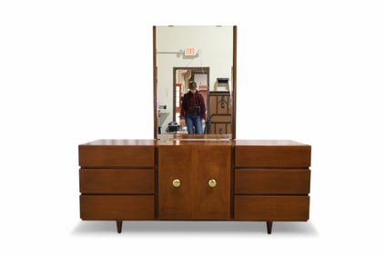 Merton Gershun Walnut Long Dresser