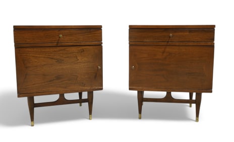 Paul Mccobb Walnut End Stands