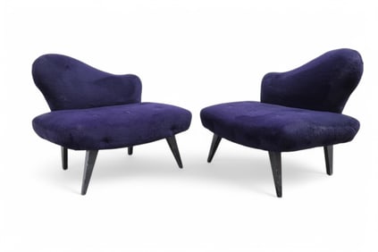 Grosfeld House Lounge Chairs - Pair