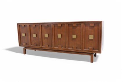 Mid Century Walnut Credenza