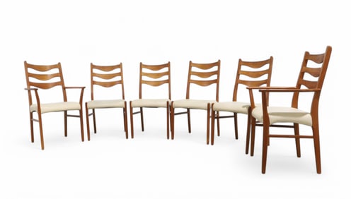 Arne Wahl Frerson Teak Chairs - 6