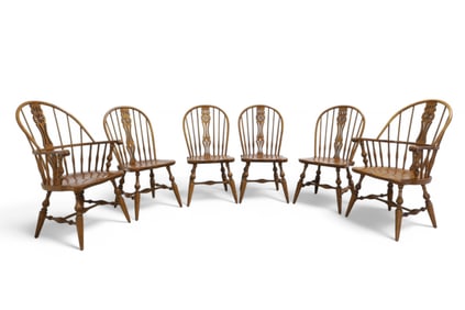 Kling Wheel Back Windsor Chairs - 6