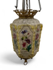 Hand Painted Victorian Fixture