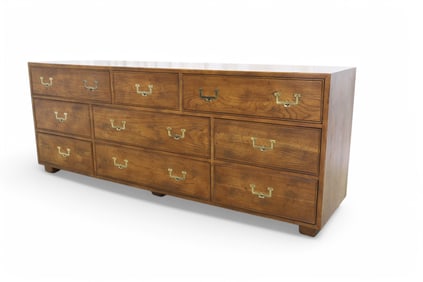 Henredon Artefacts Walnut Long Dresser