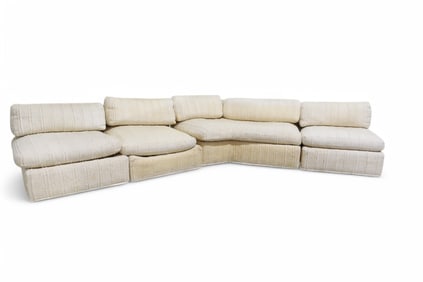 Milo Baughman  4 Piece Sectional Sofa