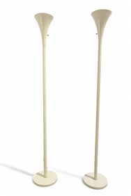 Vintage Tulip Floor Lamps - Pair