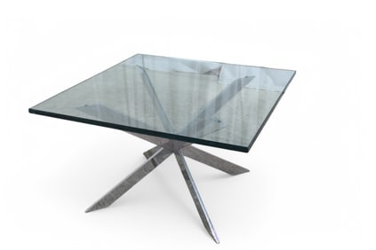 Leon Rosen for Pace Chromed Steel Jax Table