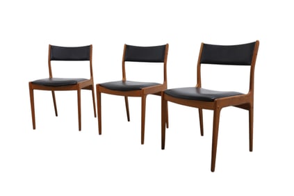 Danish Teak Side Chairs - 3