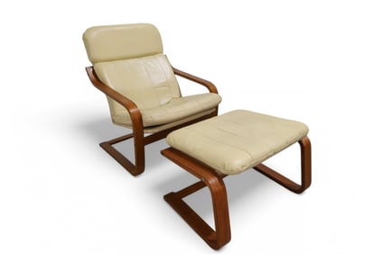Bentwood Lounge Chair & Ottoman