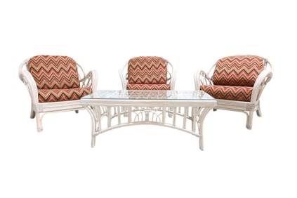 Rattan Porch Set - 4 Pc.