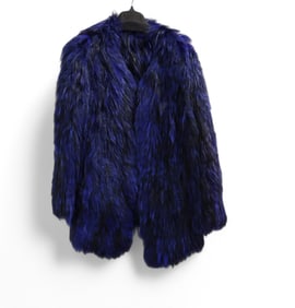 Adrienne Landau Blue Fox Coat