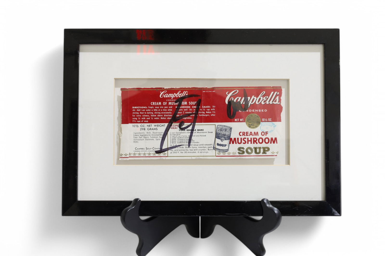 Signed Andy Warhol Campbells Soup Label (1 of 7)