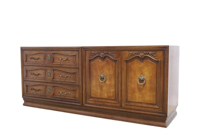 Henredon French Provincial Walnut Cabinets