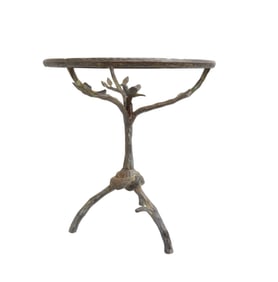 Giacometti Style Figural  Iron Table