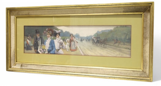 Signed Carlos Alonso Watercolor