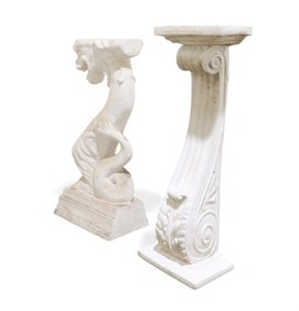 Plaster Columns - Pair