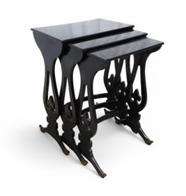 Lacquered Nesting Tables - 3