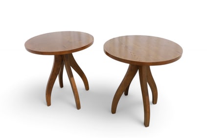 Mid Century Style Occasional Tables - Pair