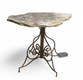 Iron Mica Top Table