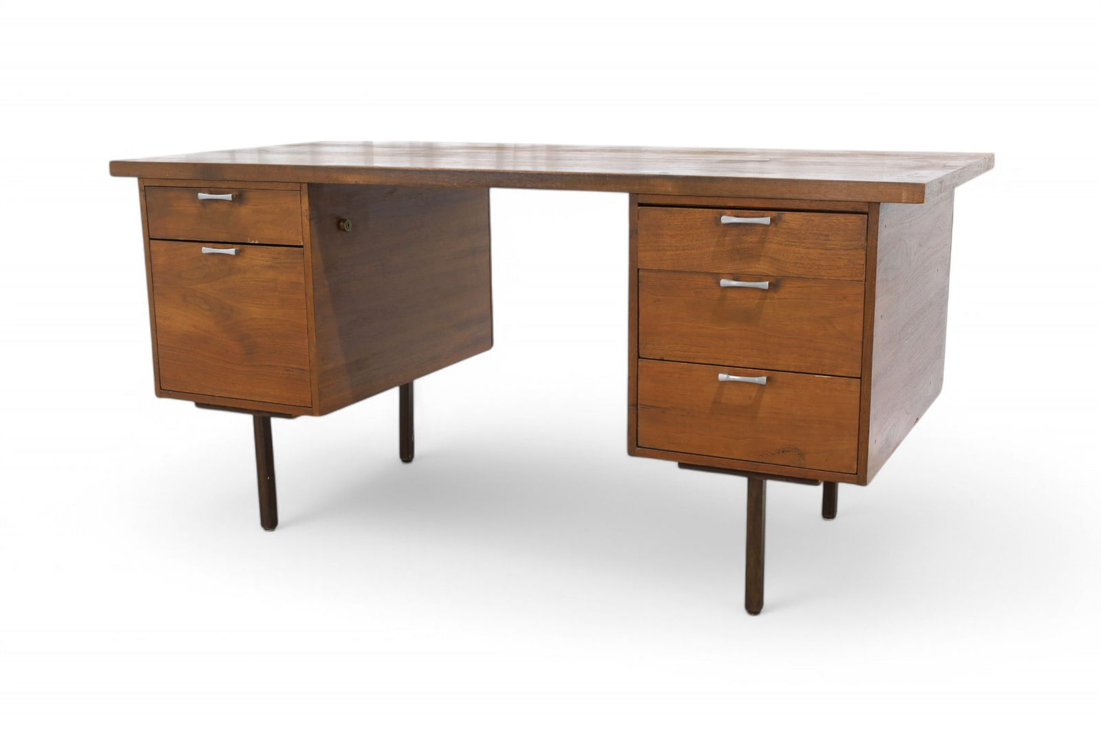 Mid Century  Walnut Executive Desk (1 of 15)