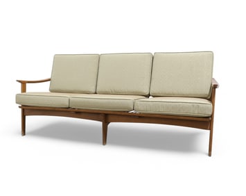 Danish Style Sculpted Sofa