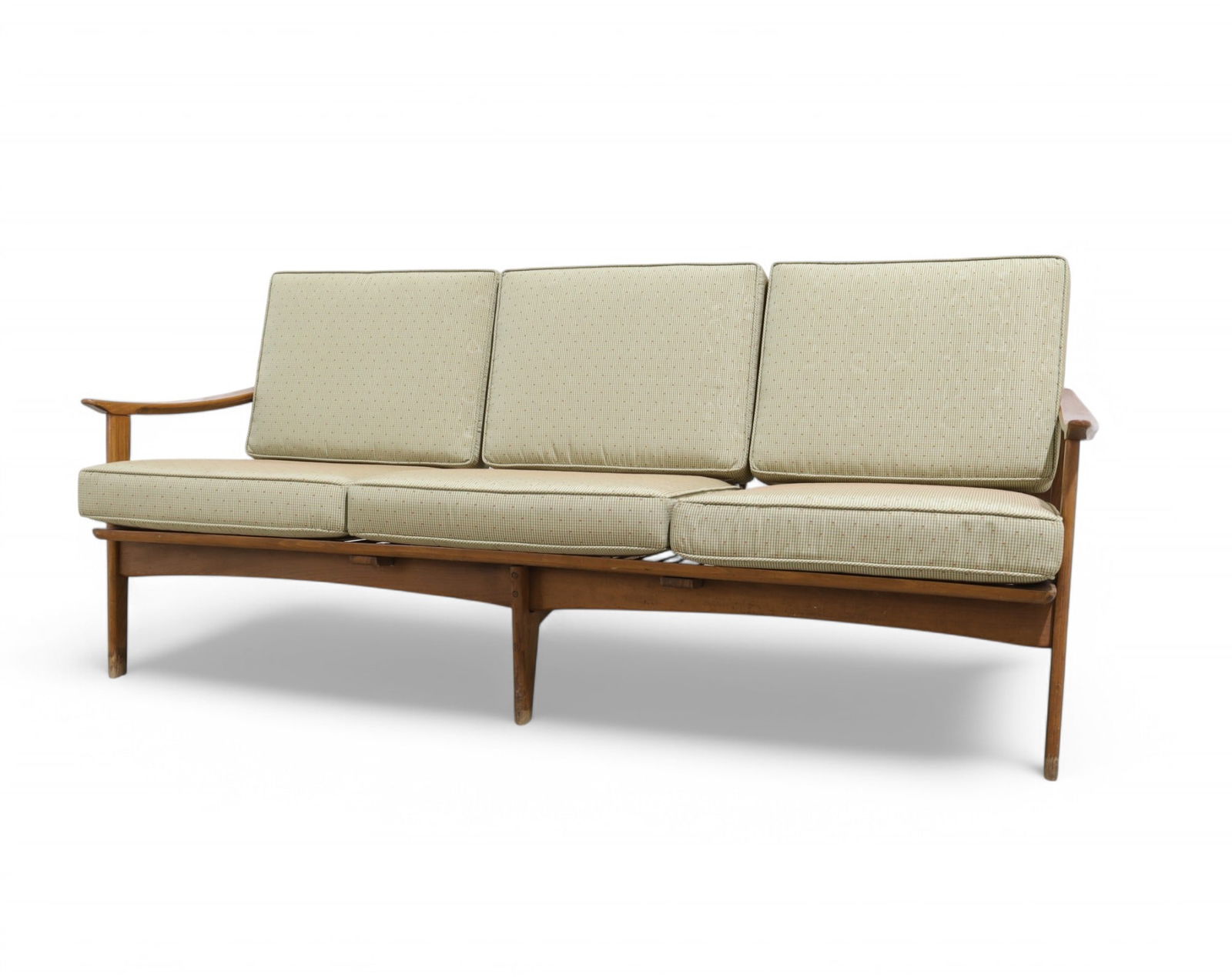Danish Style Sculpted Sofa (1 of 14)