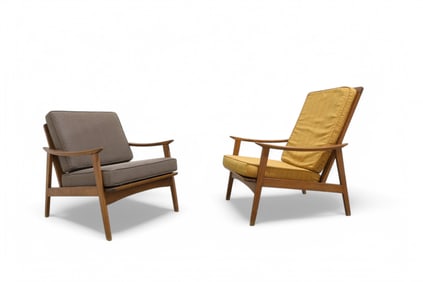 Danish Style Ladies & Gentleman Chair - Pair