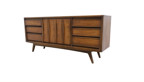 United Walnut Long Dresser