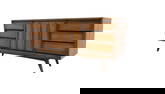 United Walnut Long Dresser