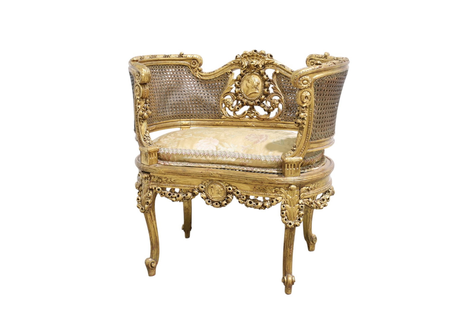 Antique French Gold Leaf Chair (1 of 12)