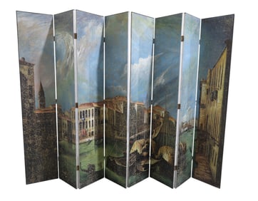 Italian 8 Panel Screen