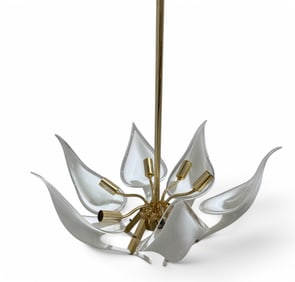Murano Glass Lily Chandelier
