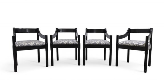 Vico Magistretti  Carimate Arm Chairs