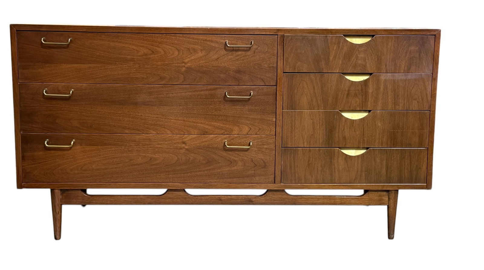 Merton Gershun Credenza: A Merton Gershun for American of Martinsville credenza or long dresser Dimensions:30x58x18.5x