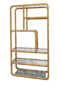 Bilecky Style Rattan Wrapped Etagere