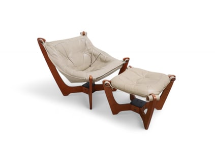 Odd Knutsen Luna Chair & Ottoman