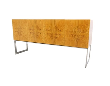 Milo Baughman Burl Credenza