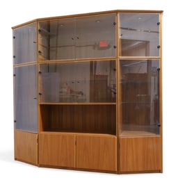Teak Display Cabinet