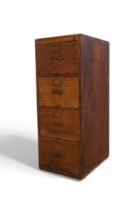 Oak File Cabinet